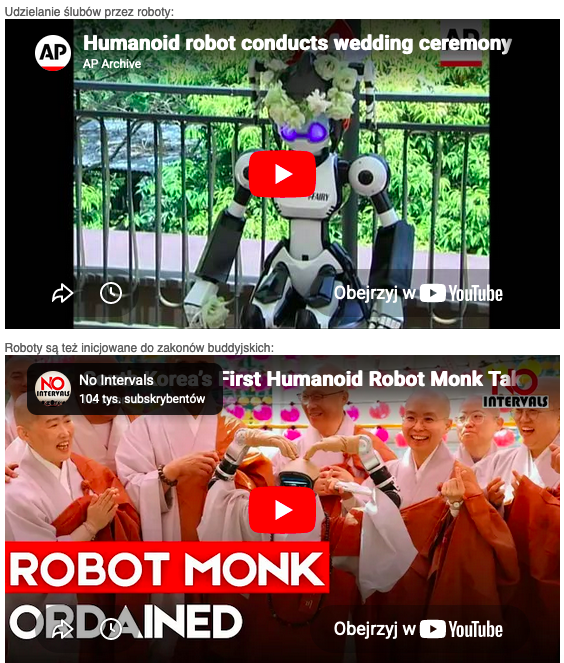 PrisonPlanet_pl's tweet photo. Główny futurysta ONZ jest tantrykiem. #2

W 2018 roku Sohail Inayatullah opublikował książkę pt. „Asia 2038. Ten disruptions that change everything”. W  książce tej opisał w jakim kierunku ma rozwijać się Daleki Wschód  i Azja jako przyszłe centum rozwoju świata. Ta praca jest o tyle  ciekawa, że pod wieloma względami potwierdza podobne prace think-tanków  zachodnich i wskazuje dokładnie te same kierunki rozwoju i zmian  społecznych. Generalnie zaznacza, iż wzrastające gospodarki Wschodu już  wyprzedziły gospodarki Zachodu i stają się nie tylko miejscem produkcji  ale też liderem zmian. Tym samym społeczeństwa w tych obszarach będą  szybko poddawane zmianom i jak podkreśla są one znacznie bardziej  otwarte na postindustrialne zmiany niż społeczeństwa Zachodu...

Więcej: https://t.co/JybMhf87PB
