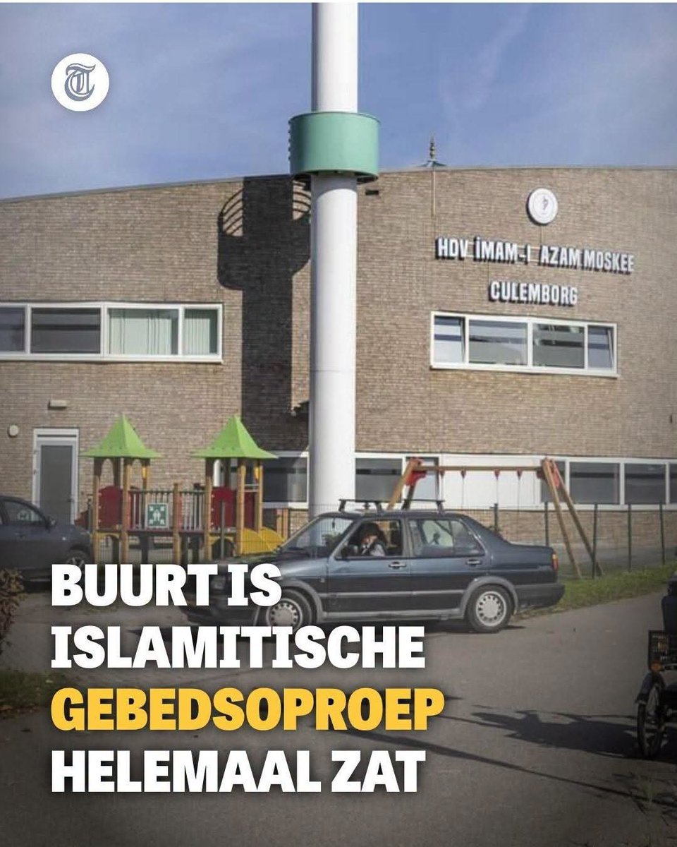Spiri000NL's tweet photo. 3x/dag een gratis gebedsoproep door de luidspreker. Je moet er maar zin in hebben. In Culemborg zijn buurtbewoners het zat. De oproep klinkt dagelijks door de wijk &amp; een poging tot mediation is gestrand. De moskee zegt: "het mag". De buurt: "daar hebben wij ook wat van te vinden" https://t.co/FMF6jD75DB