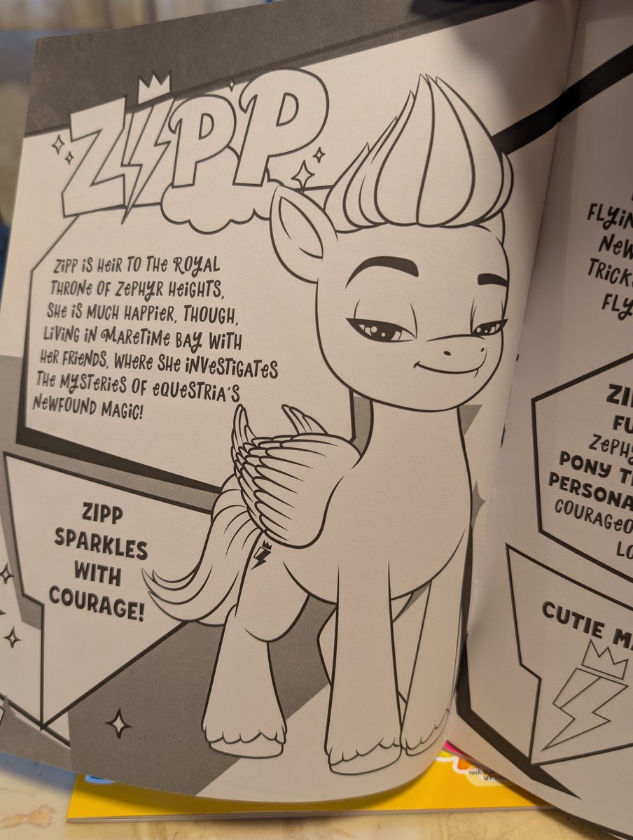SilverShion28's tweet photo. "公式"のヒッチ×ジップの塗り絵😍
#マイリトルポニー #mlp #mlpg5 #MiniLittlePony #ジップ #ZippStorm #Zipp #ヒッチ #HitchTrailblazer #Hitch #stormblazer #zitch https://t.co/m0WqNyPdEd