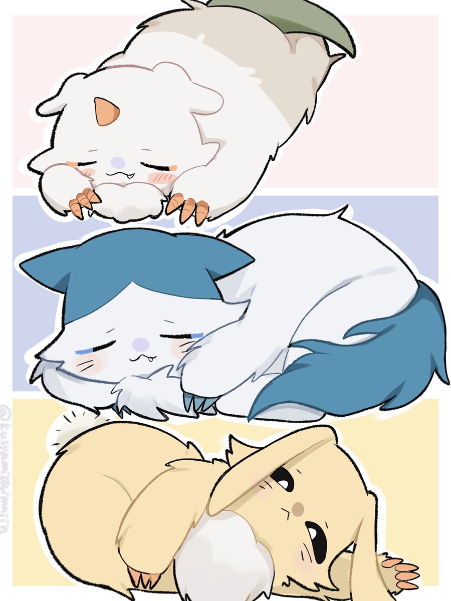 kusyamidaimajin's tweet photo. ねてる〜💤 https://t.co/NmJ9VFrmrv