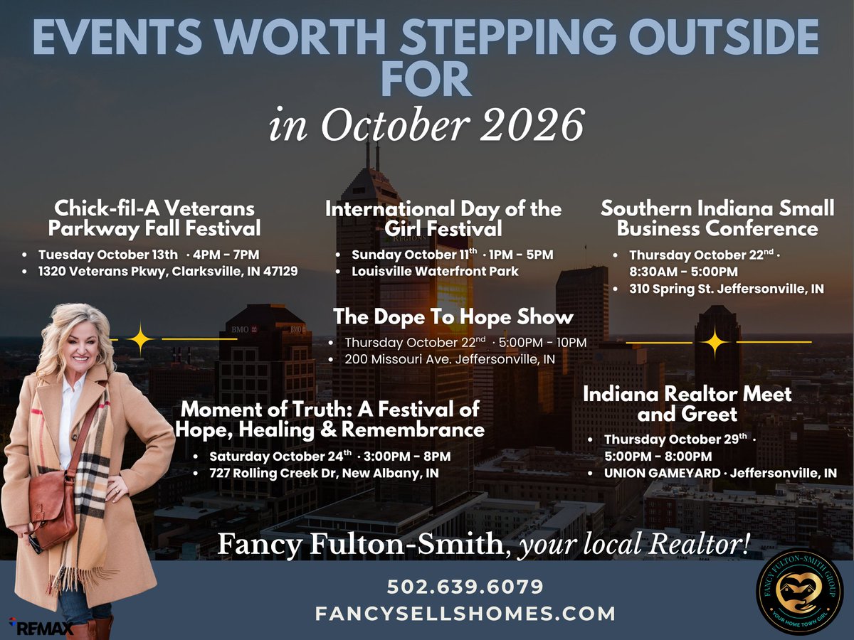 fancyfulton's tweet photo. Being a Southern Indiana Realtor means knowing more than subdivisions, sales prices, and square footage. 
Stay Consistent. Stay Faithful. Stay Fancy ❤️
#LocalThursdayWithFancy #SouthernIndianaLiving #SouthernIndianaCommunity #SupportLocal #FancySellsHomes https://t.co/5LQ4VBvzmU