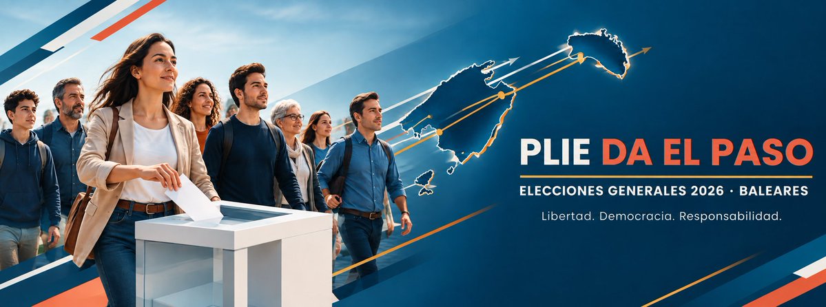 ProyectoPLIE's tweet photo. Por primera vez, el PLIE se presenta a las elecciones generales por Baleares. Sin atajos, sin intereses particulares y sin prometer lo que no depende de nosotros.

Damos el paso porque la democracia también se construye empezando.

PLIE DA EL PASO. https://t.co/p7Vkxl3SuP