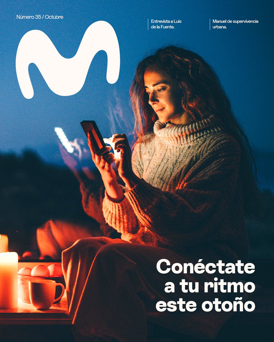 movistar_es's tweet photo. Fútbol, música, tecnología y esas historias que merecen que hagamos una pausa para leerlas.

La Revista Movistar nos lleva del terreno de juego con Luis de la Fuente hasta el escenario del Movistar Arena, pasando por las conexiones que nos acercan.

👉https://t.co/FRe59SWZ3x https://t.co/U4VsC3vNX2