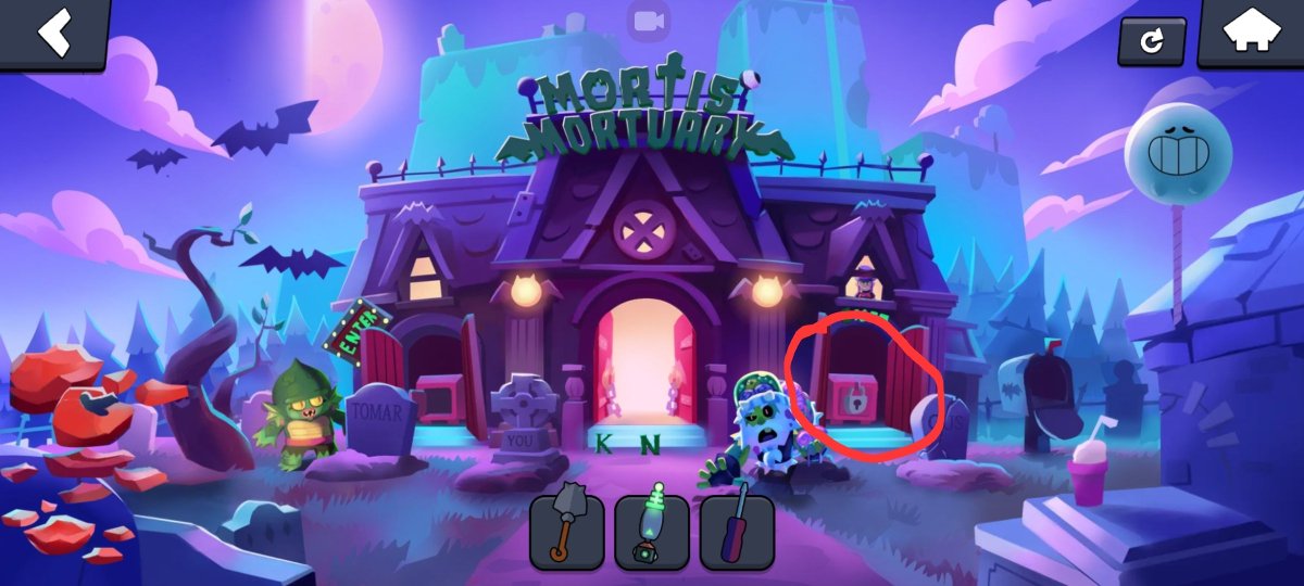 wlc_rj's tweet photo. Estou com uma leve teoria de que aquele baú na entrada do Mortis Mortuary pode estar trancado o Gus 🤡

#findgus #mortismortuary #BrawlStarsㅤㅤ https://t.co/mr1Kp8t6z4