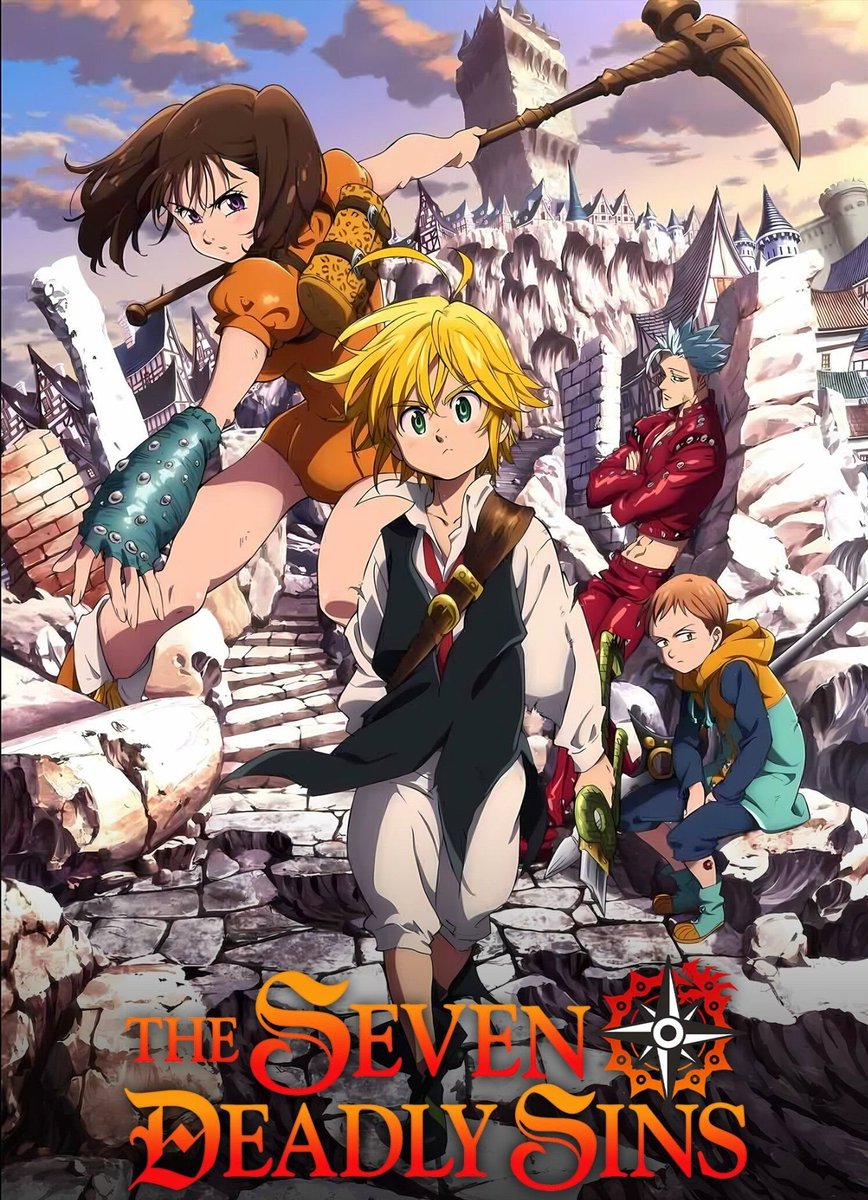 GionChika7's tweet photo. Happy 12th Anniversary to "The Seven Deadly Sins" Anime https://t.co/g6fGSVBWFC