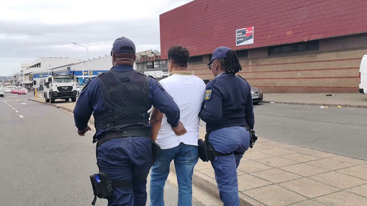 ZANewsFlash's tweet photo. NEWS: A foreign national has been arrested after he was overhead allegedly telling his fellow countrymen that they must make a plan to get Jacinta Ngobese-Zuma, the leader of the March and March Movement killed.

The foreign national of Arabic origin said this while in a queue at the Durban Refugee Centre on Moore Road to apply to be documented, claiming he is an asylum seeker.

He was swiftly detained and will be charged.

Source: 1KZNTV

📷1KZNTV