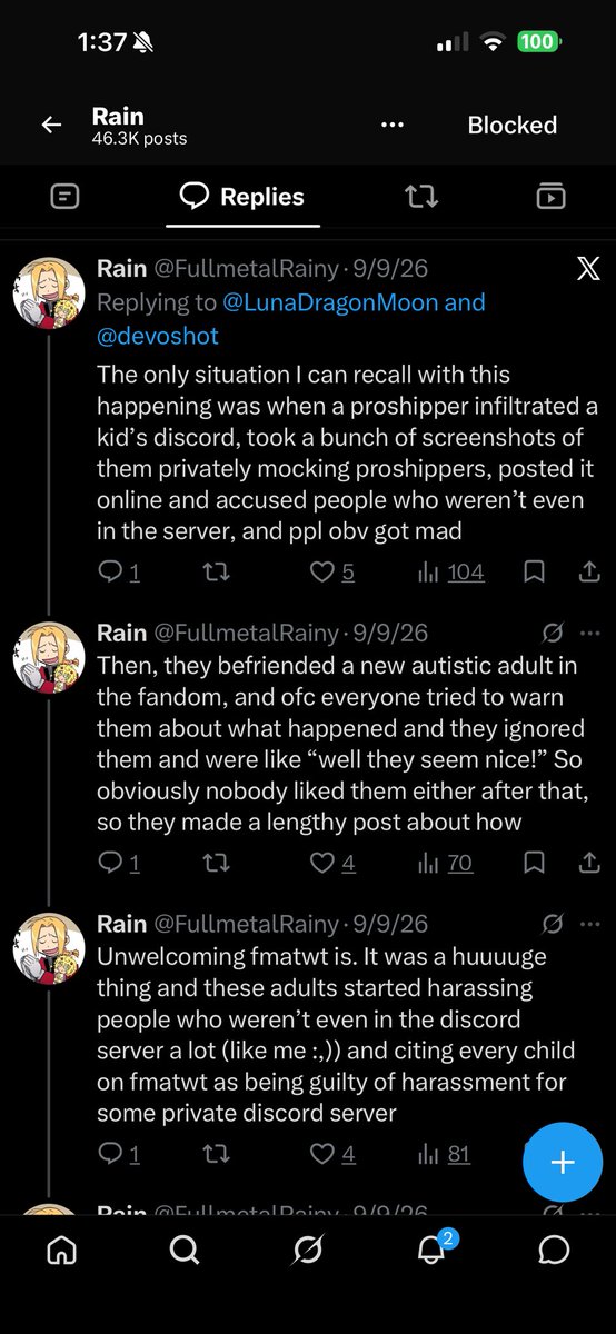 mosstropicalz's tweet photo. i was not even around for this incident but they felt no issue mocking my attempt, assume autistic adults cannot make decisions and straight up gaslit them in dms to “get rid of (me) as a friend” , making them so uncomfortable and unwelcome they permadeleted https://t.co/qe40PRkimx