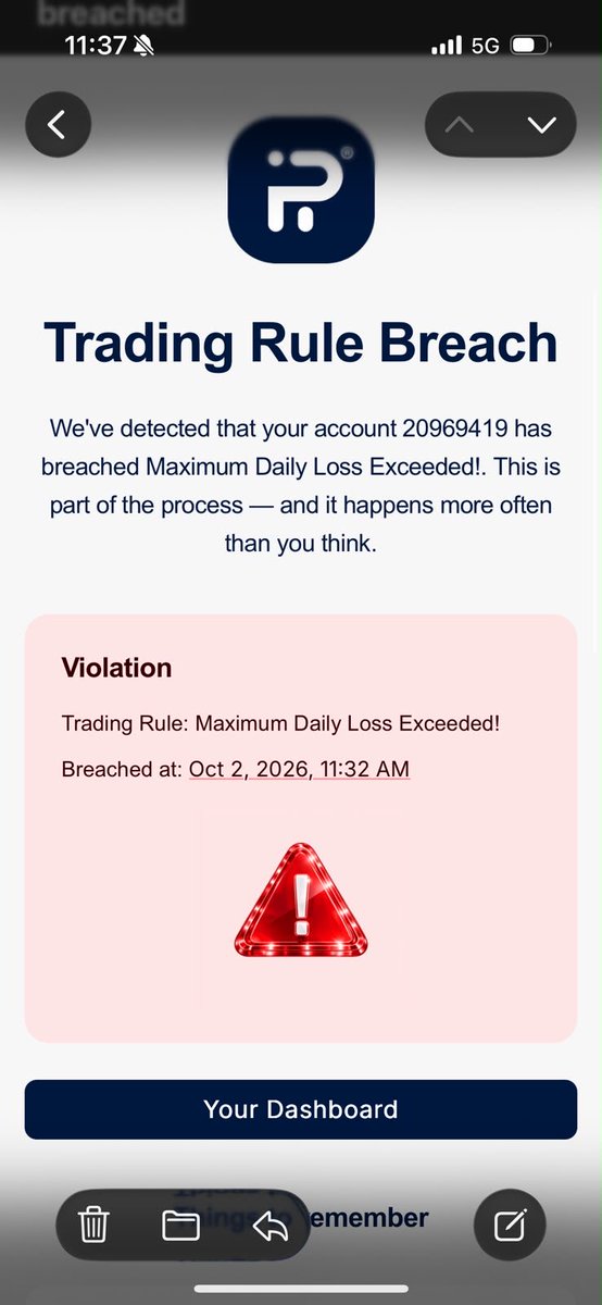 gwarn54321's tweet photo. @fundingpips I have many cases  ,  passed my challenge with 2% messed my masters account  2 days apart 🫣 https://t.co/74Zv84OcRj