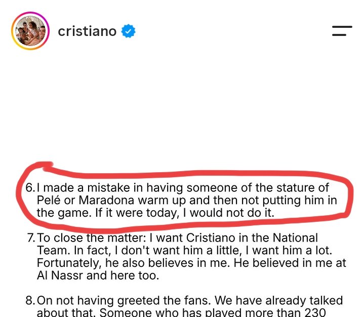 TouchnineX_'s tweet photo. 🚨 JUST IN: Even after 12 hours of the post, Not a single Portuguese player or staff from the National team has yet engaged with Cristiano Ronaldo's controversial post. 😬❌

For comparision, 23 players of the current squad have liked Goncalo Ramos recent Instagram post. 🫂✅ https://t.co/Bhph7OZKdg