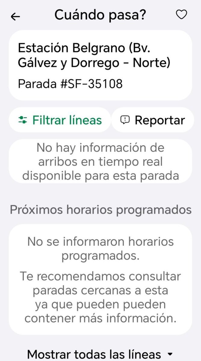 PatoLu_Molina's tweet photo. @mpa_santafe Estás intentando saber a qué hora pasa el colectivo que tenés que tomar? 🚌🚏🚍🚏🚌🚏
Bueno, salí y espera nomás porque no funciona nada
#SantaFeCapital
#CuandoPasa
#SitBus
#SistemasCaidos
#TransportePublico https://t.co/EeFzGOzc9z