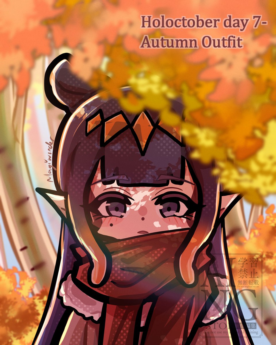 MagiWonder12's tweet photo. Holoctober- Autumn Outfit
#inART #holoctober https://t.co/4OadRnDn5n