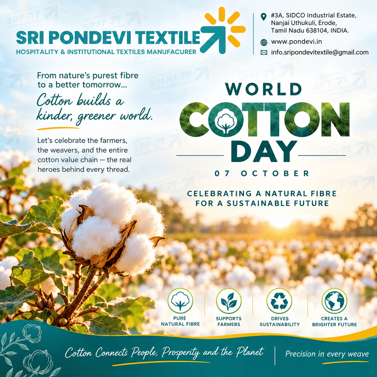PONDEVI_SPT's tweet photo. #Hospitality #sustainability #picanolomniplusiconnect #pondevi #sripondevitextile #InstitutionalTextiles #InstitutionalLinenes #erode #tamilnadu https://t.co/3LafneTfcA