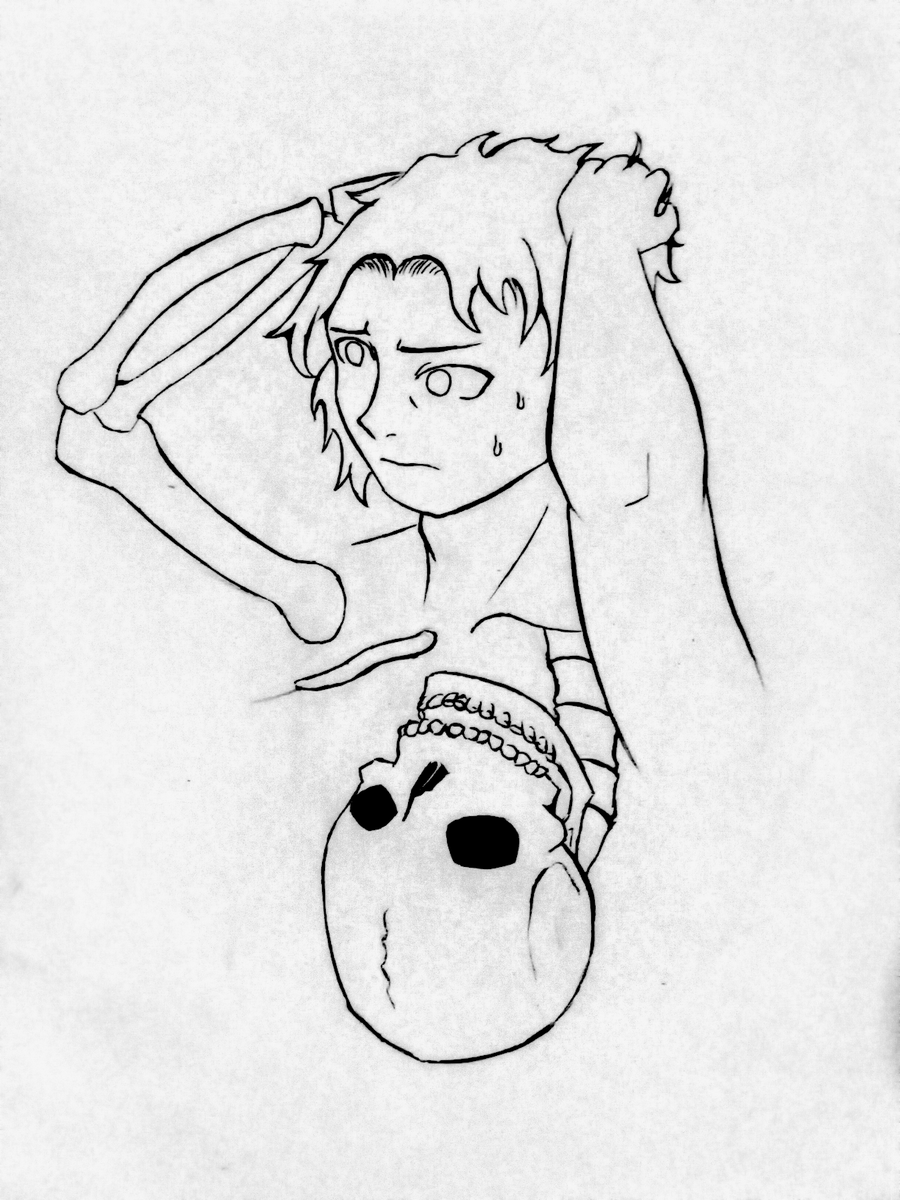 _immortalPizza's tweet photo. Inktober day 7 - Panic

#inktober2026 #inktober https://t.co/pk5Jyq1h2z
