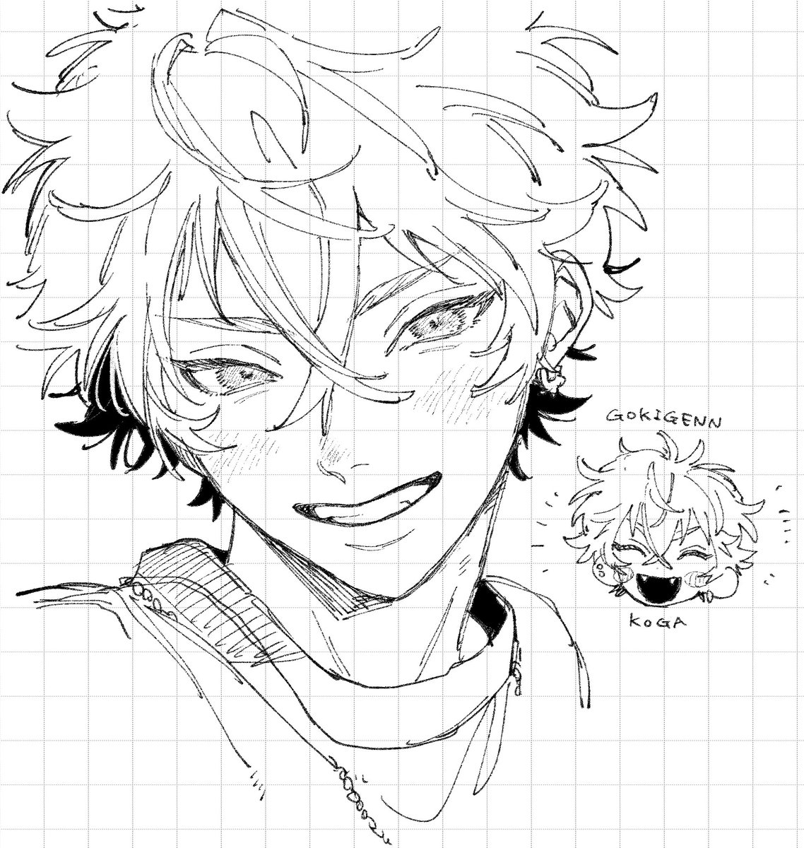 chan_km0's tweet photo. らくがき https://t.co/lhIwwuEJaE