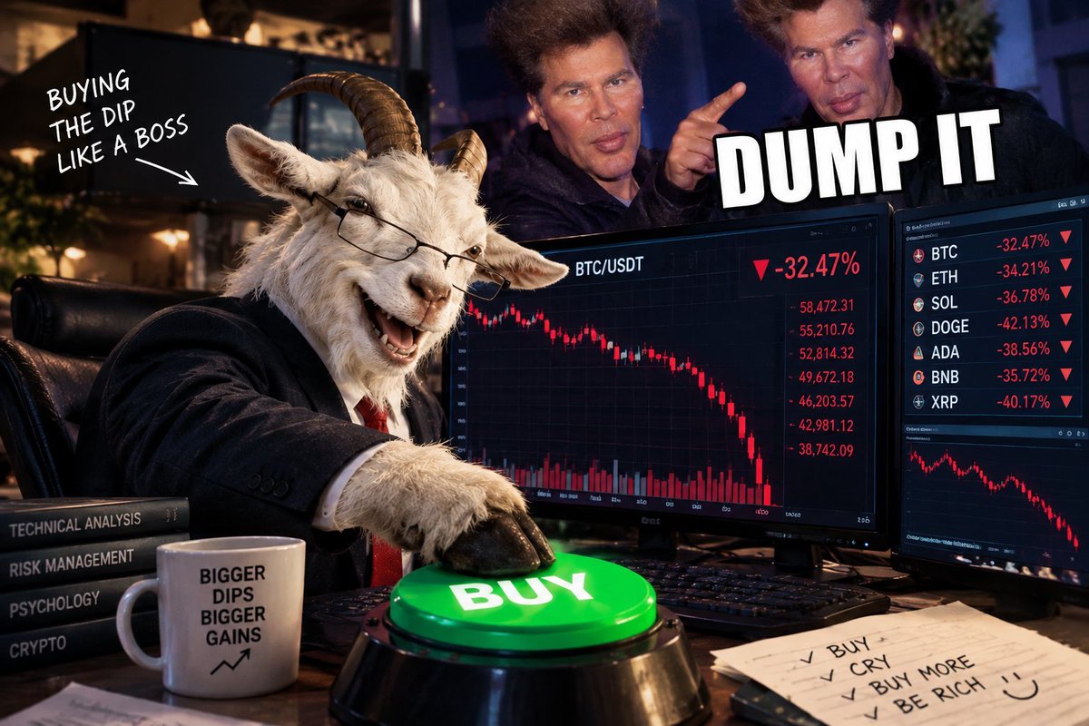 REKTGOAT's tweet photo. @WatcherGuru Me 10sec before https://t.co/hz374PbJlu