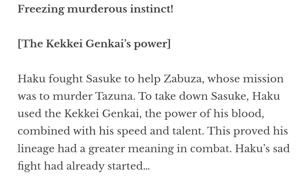 realVonKey's tweet photo. Debunking this trash RQ: Haku verbatim had killing intent as per Haku himself, the guides and the novel. Sasuke's statement does not have more weight than Haku's own words, and Zabuza's don't comtradict him having made up his mind on killing them. https://t.co/N68SeIbpsq