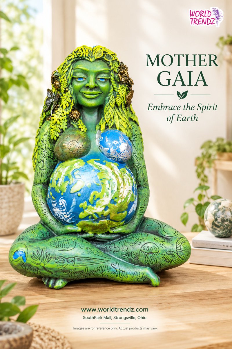WorldtrendzKaur's tweet photo. Nurturing Earth โข Universal harmony โข Divine Mother ๐โจ Honor the sacred heartbeat of nature with our Mother Gaia Statue!
๐ Shop now: https://t.co/6uy6XfYwCj
#MotherGaia #GaiaStatue #EarthMother #GoddessGaia #PaganDecor #NatureSpirits #SacredSpace #WiccanAltar #WorldTrendz https://t.co/DC7S3rp1GC
