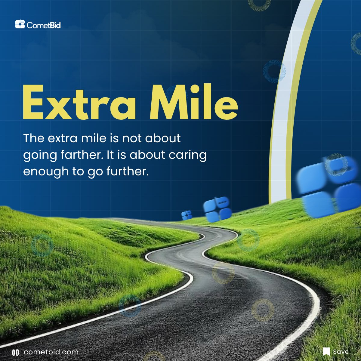 cometbidsocial's tweet photo. How far is the extra mile?

Sometimes, it is not very far.

It is listening a little more closely.

Understanding what people actually need.

Paying attention to the details that matter.

And asking, “How can we make this better?” https://t.co/z5ksaUfwWA