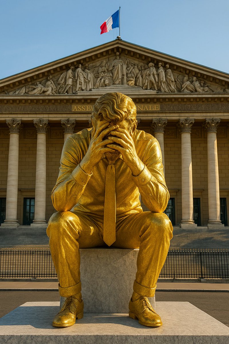 NicolasQuiPaie's tweet photo. La statue du contribuable inconnu. https://t.co/cxgHYqSqr5