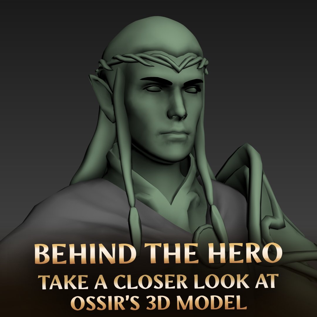 MightMagicFates's tweet photo. Ossir, brought to life 🏹

You’ve already seen him on his card. Now, let's take a closer look at the hero himself 👀
Here’s an exclusive BTS of Ossir’s 3D model, thanks to our Lead Animator!

What detail caught your eye first? 👇 https://t.co/hIPNwHSDae