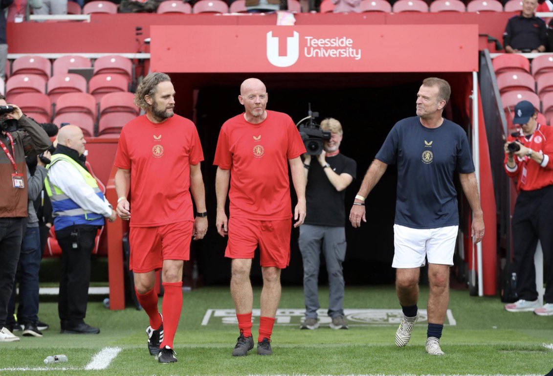 beckmikkel's tweet photo. What a club, what a history what a celebration.

Thank you @Boro for making me feel such an important part of it all 🙏

Thank you to all those who made it possible 🤝

This day will forever be engraved in to my memory.

Great seeing all my former team mates but also all these other fantastic players who, like myself, has worn this special jersey. 

Thanks again to all you supporters who made the day so special 👏

To be able to get the @RiversideStad sold out one more time is incredible and shows how much this club means to so many people in this area.

THANK YOU TO YOU ALL ❤️🙏