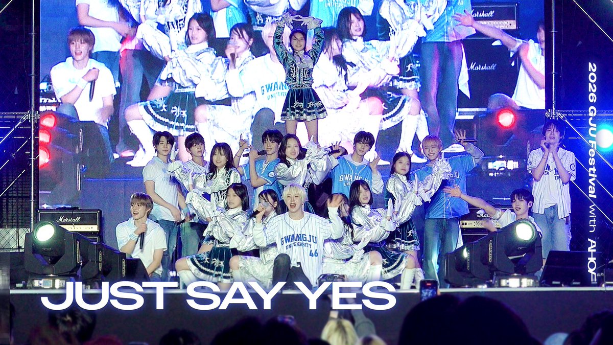 AHOF_official's tweet photo. [🎬] 'JUST SAY YES' Stage Clipㅣ2026 광주대학교 대동제 'DELIGHTY'

🖇 https://t.co/WYT1OWC8cz

#AHOF #아홉 https://t.co/lyLunpXLBq