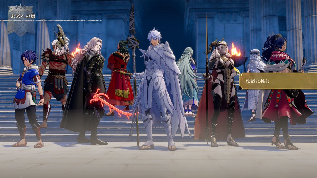 Sengyo_The_Fish's tweet photo. ファイアーエムブレム万紫千紅　難易度ハード
プレイ時間120時間にしてようやく三部が始まる！！ https://t.co/5m06WbdCKV