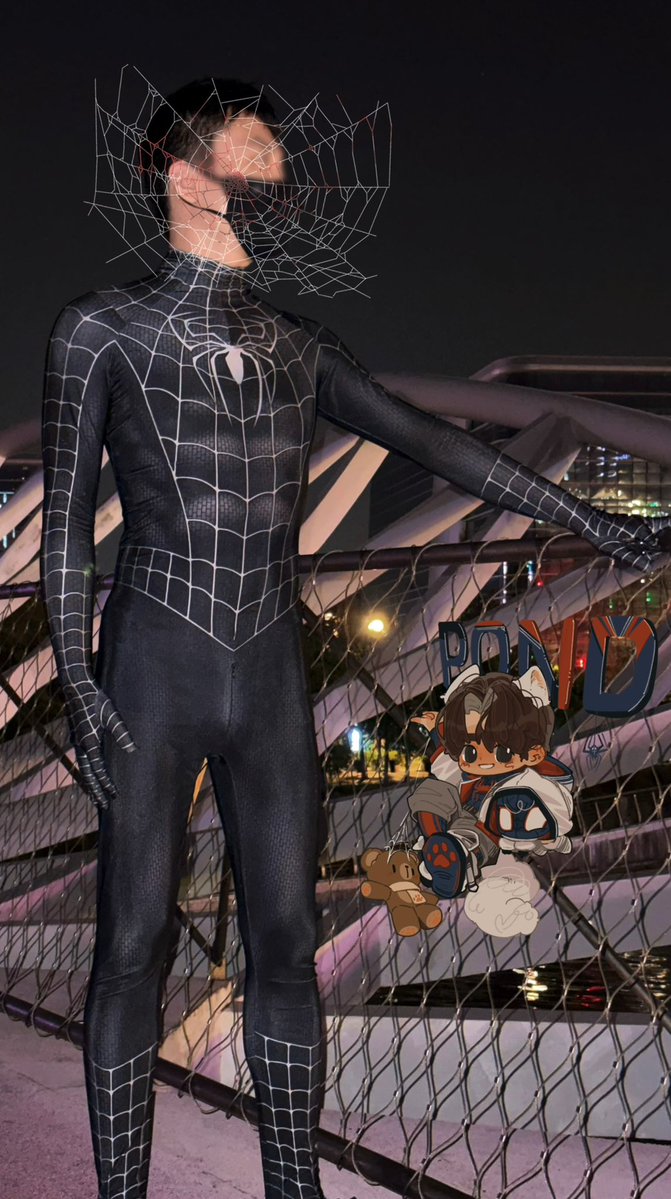 RandomXp_'s tweet photo. 落进这张蛛网上，就别再离开了好不好。
#spiderman https://t.co/CkWmYwlBnT