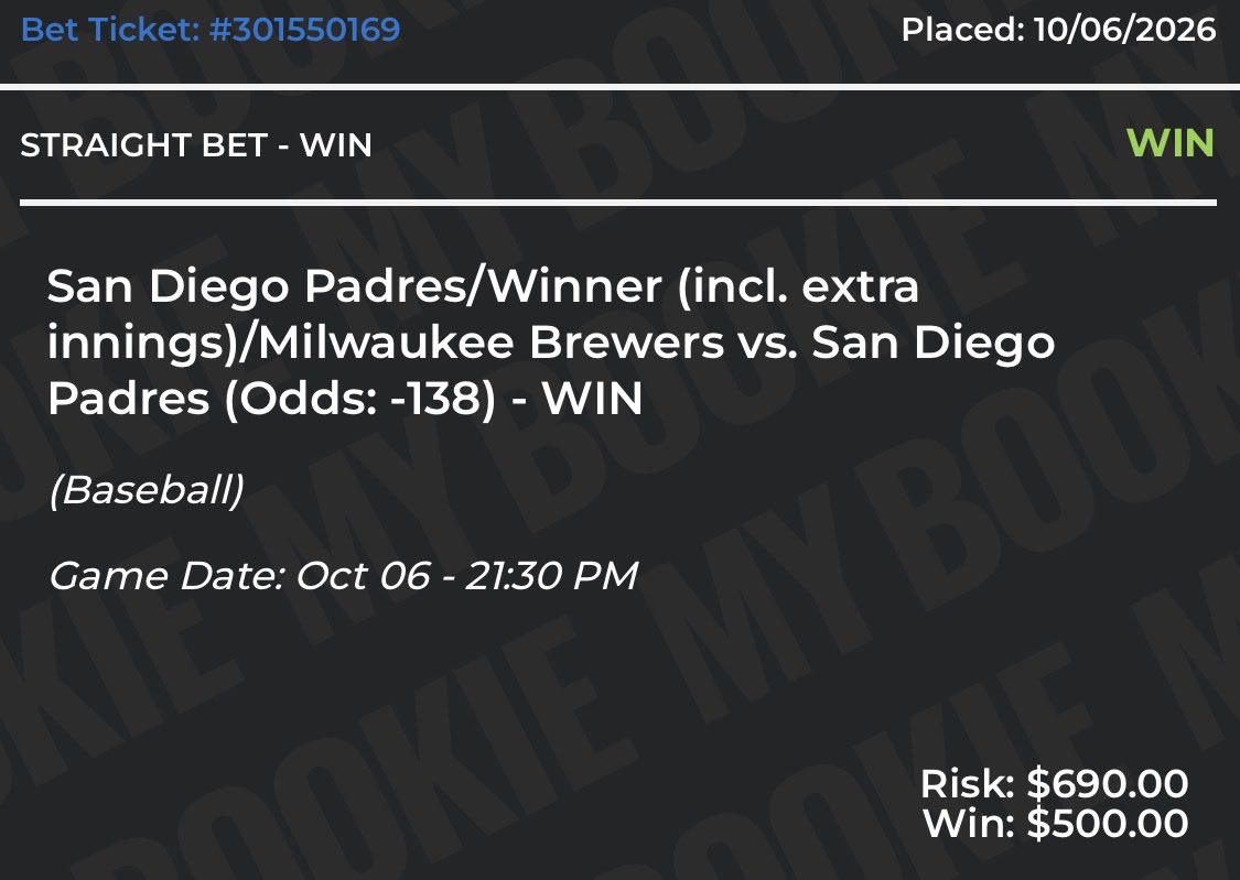 fullcardsweep's tweet photo. ⚾️San Diego Padres ML✅

11 STRAIGHT WINNERS IN A ROW‼️

⚾️New York Yankees ML Game 1✅
⚾️New York Yankees ML Game 2✅
⚾️San Diego Padres ML✅
🏈Steelers at Browns Over 37 (MAX)✅
🏈Northwestern +3✅
🏈Kansas Jayhawks -20✅
🏈NC State +3.5✅
🏈LA Rams -3✅
🏈NFL Week 4 / 5 UNIT 🐳 WIN✅
🏈Falcons at Saints Over 47✅
⚾️San Diego Padres ML✅

Who else is UNDEFEATED this month?

OUR INSANE 2026 RUN CONTINUES….

#padres