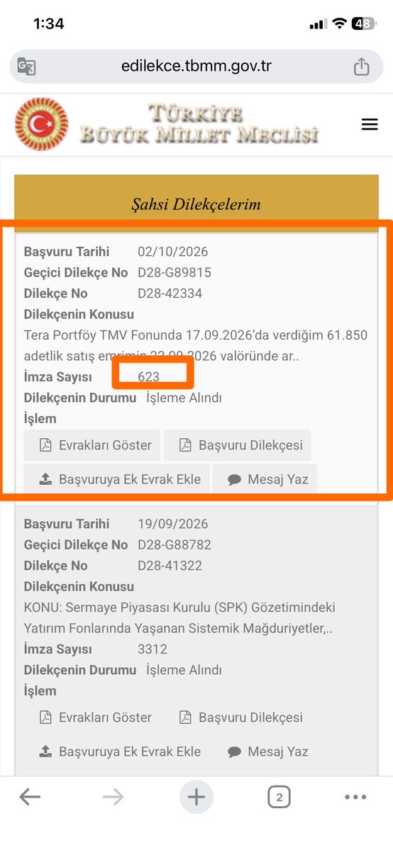 Indispensa96421's tweet photo. #tmv fondaki BLOKELERİN KALKMASI, FONUN AKIBETİNİN BELLİ OLMASINA YÖNELİK TALEPLİ DİKEKCEMİZ AN İTİBARIYLA 623,
Herkes katılsın MAĞDURİYETLER EN KISA SÜREDE GİDERİLSİN. 
#TMVBlokeKalksın #TMVGündemeGelsin #TMVMağdurları 
#TMVBlokajıKaldırılsın https://t.co/TmnzdRFyit
