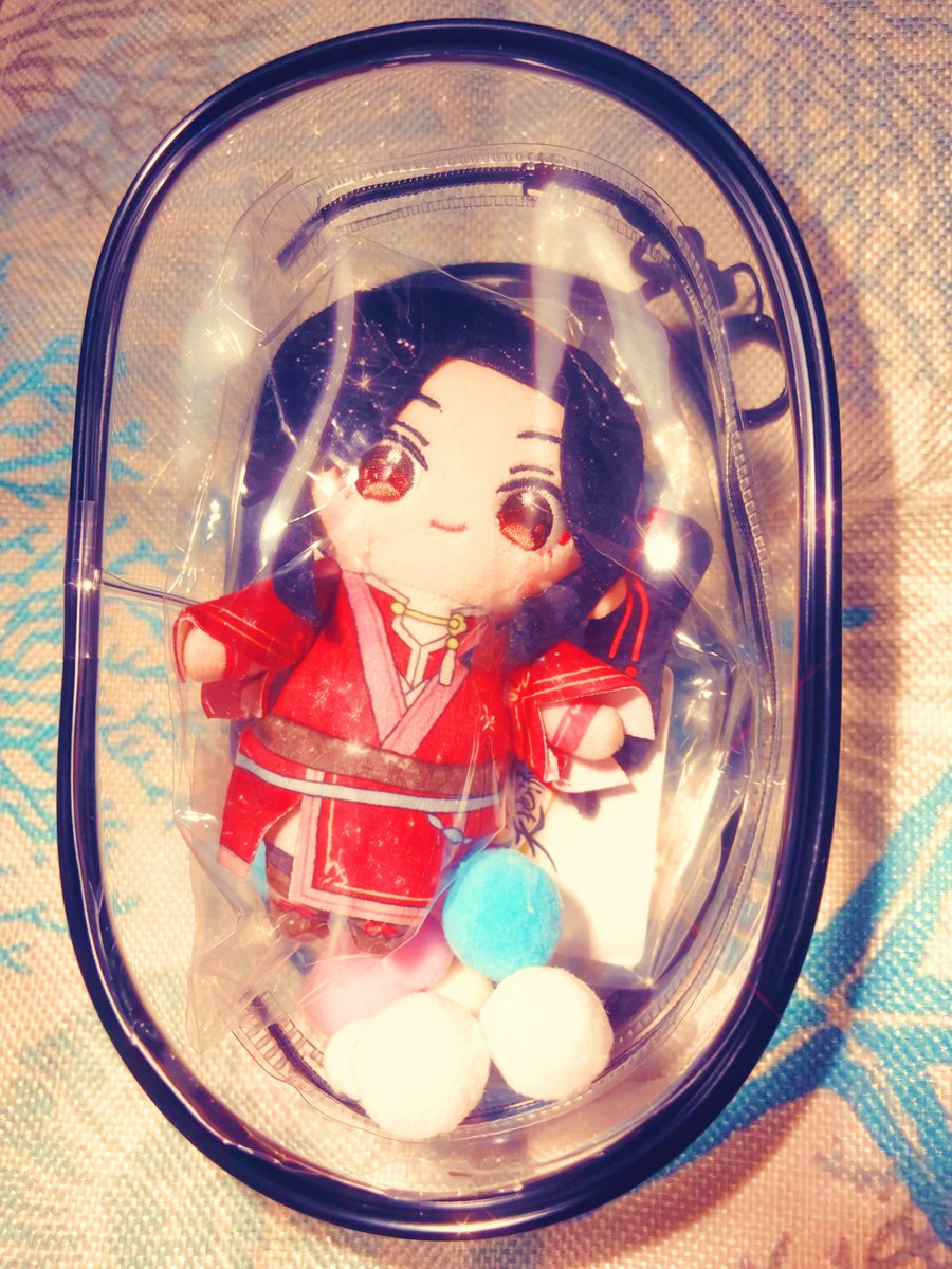 gere_any's tweet photo. 初めてぬい監禁ケースを買いましたがサイズ間違えました。すまんしゃおほわちゃん。白いお花を敷き詰めたい。 https://t.co/4NMDzMTkNM