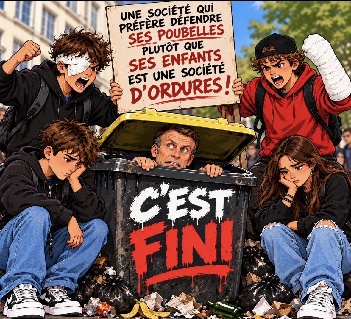 h_mistinguette's tweet photo. @le_gorafi Essayons la COHÉSION  plus que la division......

Nous sommes tous et toutes victimes de la #macronie 

Même si certains obéissent encore à des ordres impensables ......

#ViolencesPolicières 
#France 
#macron https://t.co/Q3yy6IHgHk