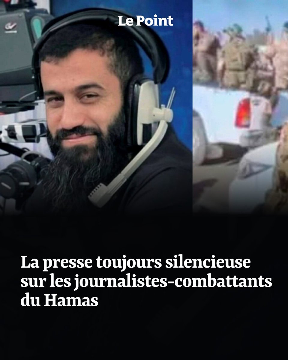 LePoint's tweet photo. GAZA, FAILLES MÉDIATIQUES (1/3). Des dizaines de journalistes tués à Gaza étaient aussi des combattants du Hamas ou du Jihad islamique.

Les organisations de défense de la presse commencent, discrètement, à revoir leurs listes. Par @GeWoessner

➡️ https://t.co/pe94SpOeLy https://t.co/fcoi95C6Jo