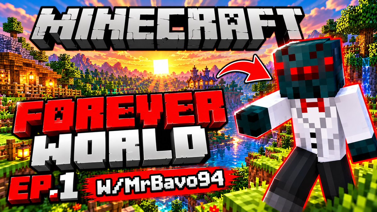 SSPJF19YT's tweet photo. ⛏️🔥 MINECRAFT FOREVER WORLD! 🔥⛏️
https://t.co/8LcWGxIWs6

Me &amp; @MrBavo94 are starting our Forever World! 🌍💎
Expect building, exploring, mining and probably plenty of chaos along the way! 😂

🔴 Come join us LIVE and be part of the adventure!
#Minecraft #MinecraftLive #Gaming https://t.co/ldntC0jPWu