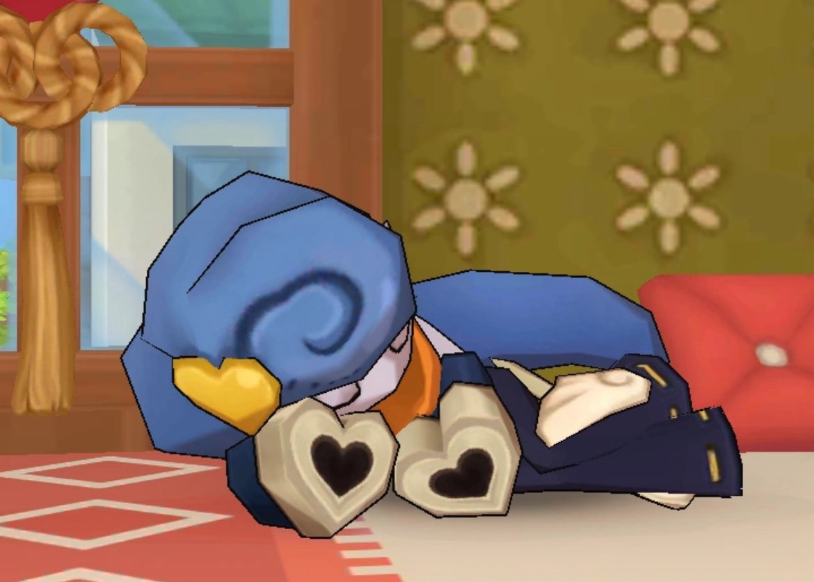 Nillanusu's tweet photo. He sleeps like a kitten I wouldn’t be surprised if he spun around in circles before finding the right spot to sleep like real kittens cute baby 🥺🩷 https://t.co/2o2oiAPyoj