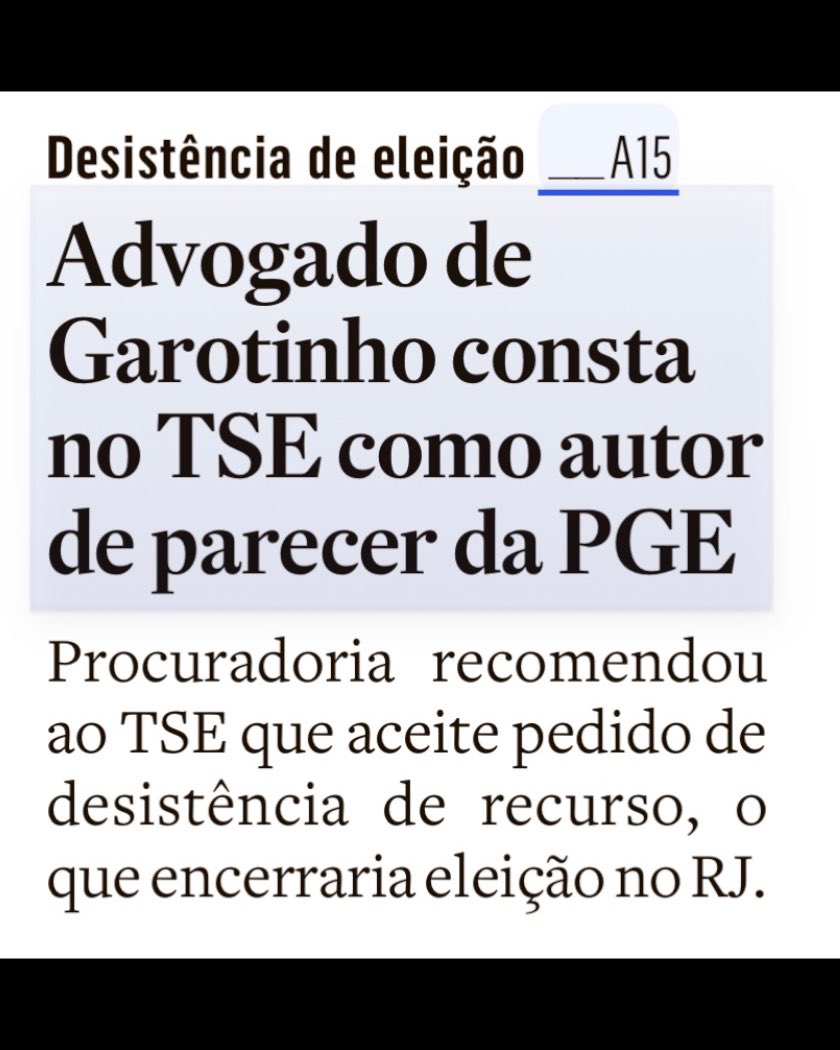 eduardopaes's tweet photo. Simplesmente o advogado do Garotinho foi quem fez o parecer dizendo que a desistência dele é legal e por isso não tem segundo turno!  Inacreditável!
O sistema é complicado!
Seguimos na luta!  O povo do Rio tem direito ao segundo turno! https://t.co/Ybf1jRSeMm