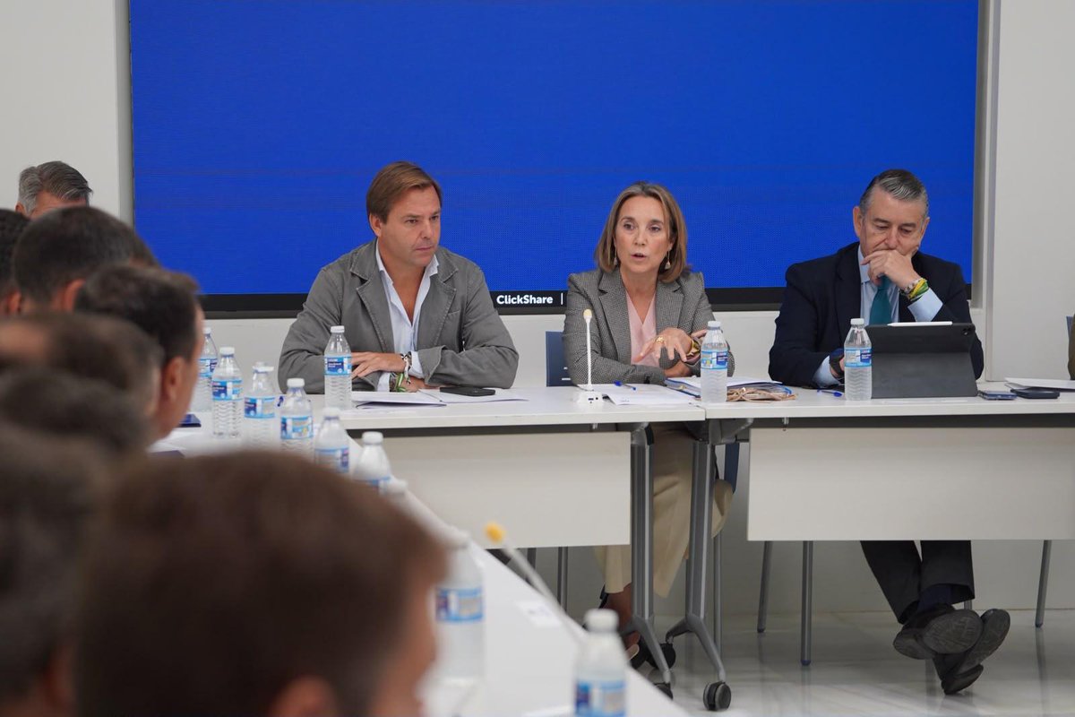 ppandaluz's tweet photo. Nuestro objetivo es que España sea segura, planteamos un  plan de lucha contra el crimen organizado y el narcotrafico.

El abandono de Pedro Sánchez debe acabar.

📷 Reunión con sindicatos y asociaciones de Policía Nacional, Guardia Civil y personal de aduanas y prisiones. https://t.co/7485afJFlO