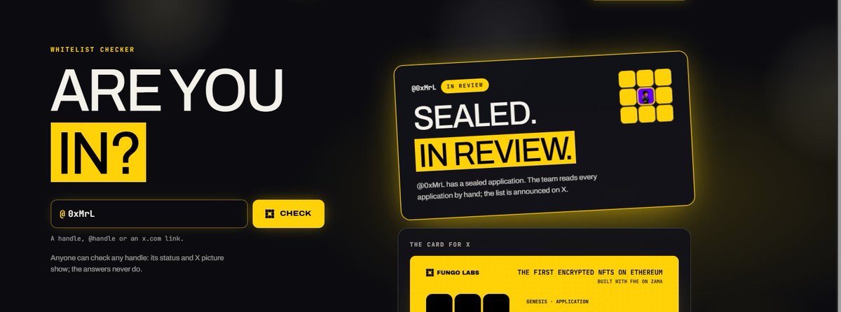 0xHancockk's tweet photo. @FungoLabs Stilll in review https://t.co/87Solh7hHh