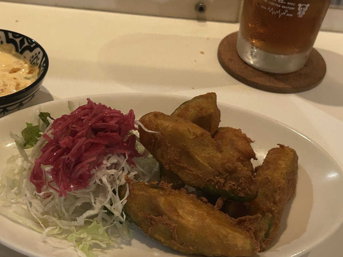 Serie_D's tweet photo. @ジャグカフェ
アボカドのフリッタータルタル添え。

美味しいぞ。 https://t.co/bpWDa7O95S