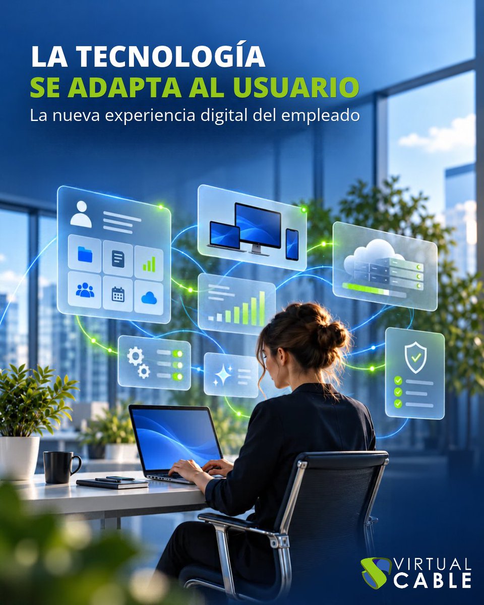 VirtualCable_'s tweet photo. 👤 La experiencia digital evoluciona hacia entornos capaces de adaptarse a cada usuario mediante datos, automatización e IA, sin perder seguridad ni control.

Analizamos este nuevo modelo en un nuevo artículo para @aslan_es 

👉 https://t.co/skxqo69MU1

#DigitalWorkplace #IA https://t.co/kj9pMbc7PG