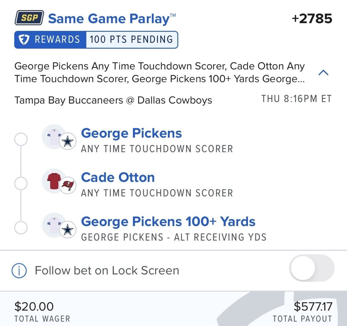 CashoutClubX's tweet photo. π TNF SGP LOADING! π°π₯
$20 β‘οΈ $577 π
Whoβs riding this one?
@Playbook
#GamblingTwitter #GamblingX #SportsBetting #WinSlip #Parlay #ParlayWin #FanDuel #DraftKings #PrizePicks #BetMGM #NFL #NBA #MLB #NFLPicks https://t.co/h7GkdpfYRv
