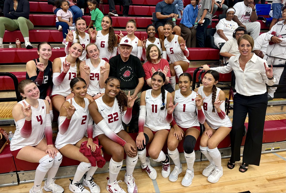weissvolleyball's tweet photo. RESPECT the NAME ➡️ Playing for something bigger than ourselves every time we’re blessed to step on our court 😤Thank you JOE &amp; MARY WEISS for ALWAYS being our biggest fans‼️🐺🏐❤️#FAMILY #TheStandard #EarnedNotGiven @PfISDAthletics @PfISDHR @pfisd @Weiss_ABC @var_austin #txhsvb https://t.co/6CQKCdKt7x