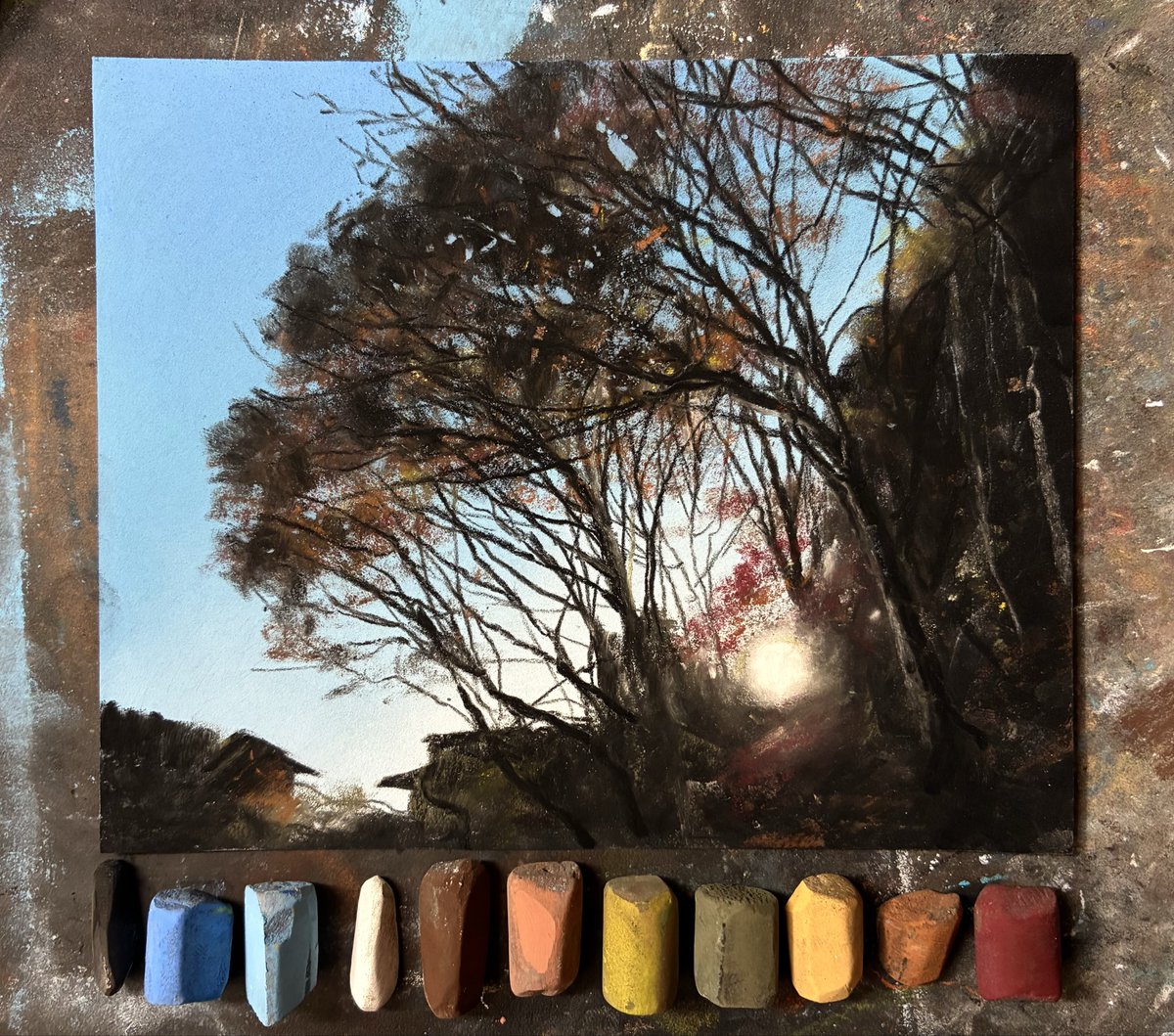 miya_pastel1's tweet photo. 秋の光を描く https://t.co/gbDGzQ4zdN