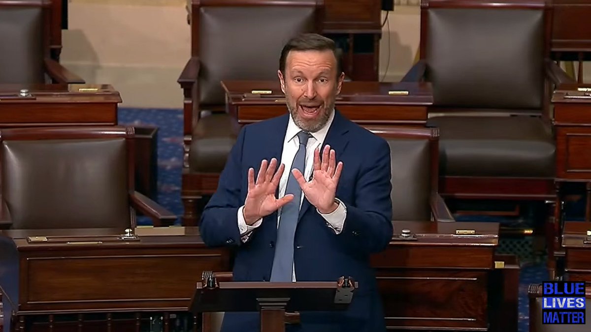 bluelivesmtr's tweet photo. TREASON?!?!  The Logan Act bars unauthorized talks meant to defeat US measures, and Connecticut Democrat Chris Murphy asked the Saudi crown prince to hear a path beyond Trump.
⠀
He met Mohammed bin Salman in Riyadh on Monday and the Qatari emir on the same swing. He called himself the first Democratic senator in the Gulf since the Iran war began in February.
⠀
He said the points of alignment include a permanent end to that war and a Palestinian state. He said neither happens without Saudi help.
⠀
He also said he has been a vocal critic of the crown prince, then added it was important for people who disagree to be in the room.
⠀
The statute, 18 USC 953, covers a citizen who without authority of the United States corresponds with a foreign official to influence that government in a dispute with the United States, or to defeat US measures. The penalty is a fine or up to three years.
⠀
The Pentagon denied him access to Al Udeid, the largest US base in the region, and refused a war briefing. Secretary of State Marco Rubio did facilitate the meetings.
⠀
In 1975 the State Department said the same statute does not appear to restrict members of Congress in discussions tied to legislative duties. It has not produced a conviction in more than 200 years.
⠀
Murphy said the war has cost the taxpayer over $45 billion. He accused Pete Hegseth of hiding the cost, the damage, and the loss of American life.
⠀
His office said the trip is meant to build a new Gulf policy with Democrats on the verge of regaining control of Congress.
⠀
Murphy said, "I think it's important for the crown prince to not just hear from the Trump administration, but to hear from people who want a different path."
⠀
#SaudiArabia #Iran