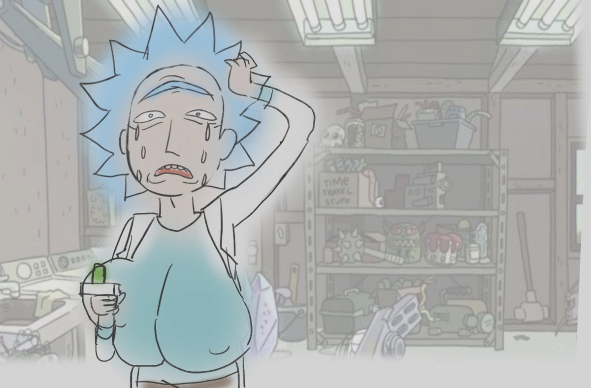 Trixxiest1X's tweet photo. Life after highschool #rickandmorty https://t.co/QNWNBqvgZx