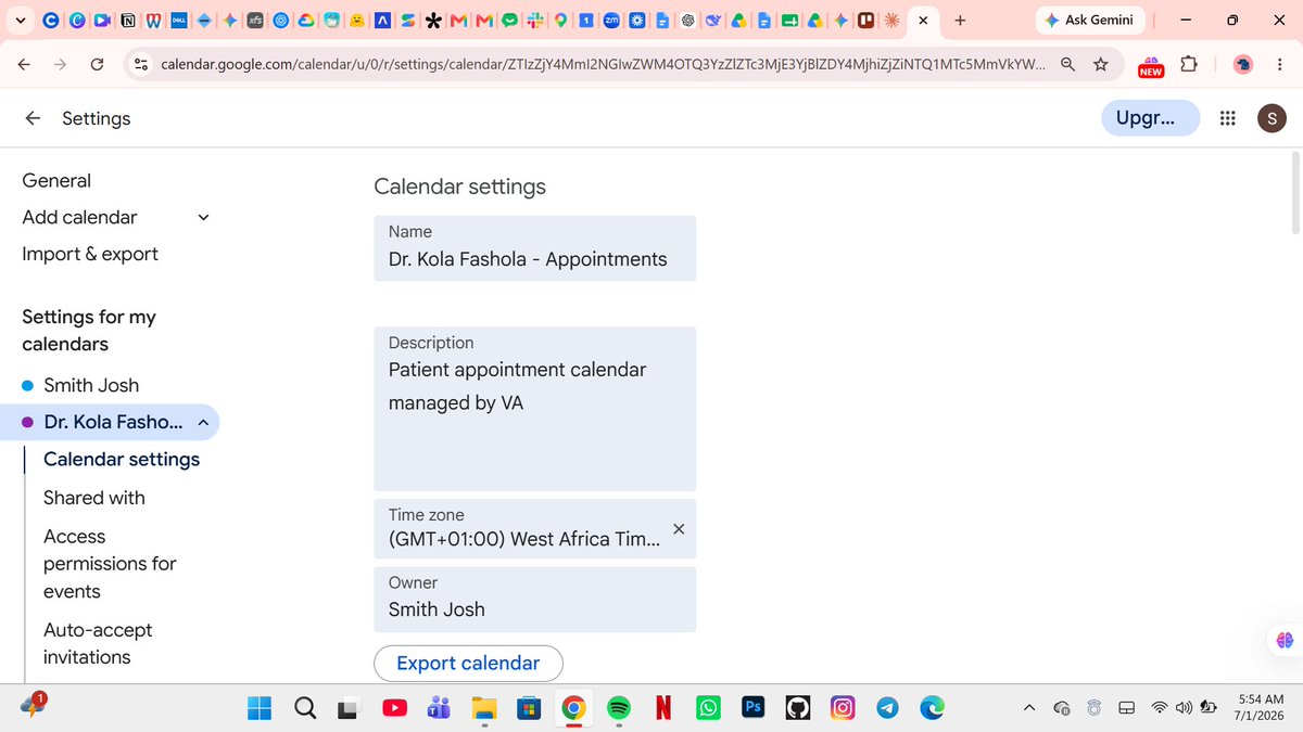 ChrisJoshua_VA's tweet photo. Most double-booked meetings come from one thing: nobody confirmed the time zone.
My fix: a shared calendar with color-coded appointments, full details on each booking, and the time zone confirmed in writing.
Sample project.
#VirtualAssistant #CalendarManagement https://t.co/X4C7nURy4s