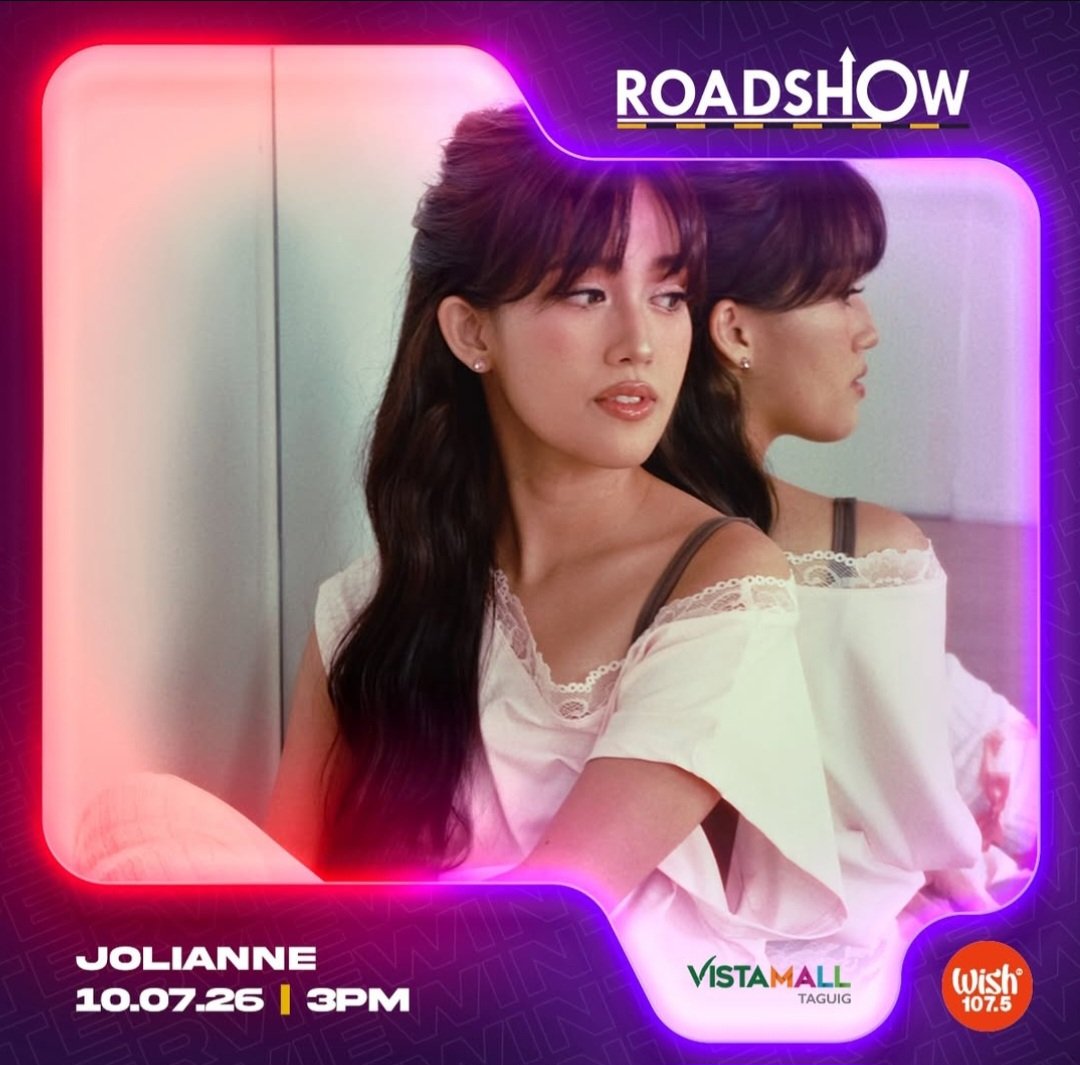 lovexpsyche's tweet photo. JOLIANNE on WISH 107.5’S ROADSHOW
Vista Mall, Taguig
07 October 2026
#Jolianne #Daanan #CASA #SonyMusicEntertainment #CarelessPH
📷wish1075/carelessph https://t.co/GoZm9NWQz6