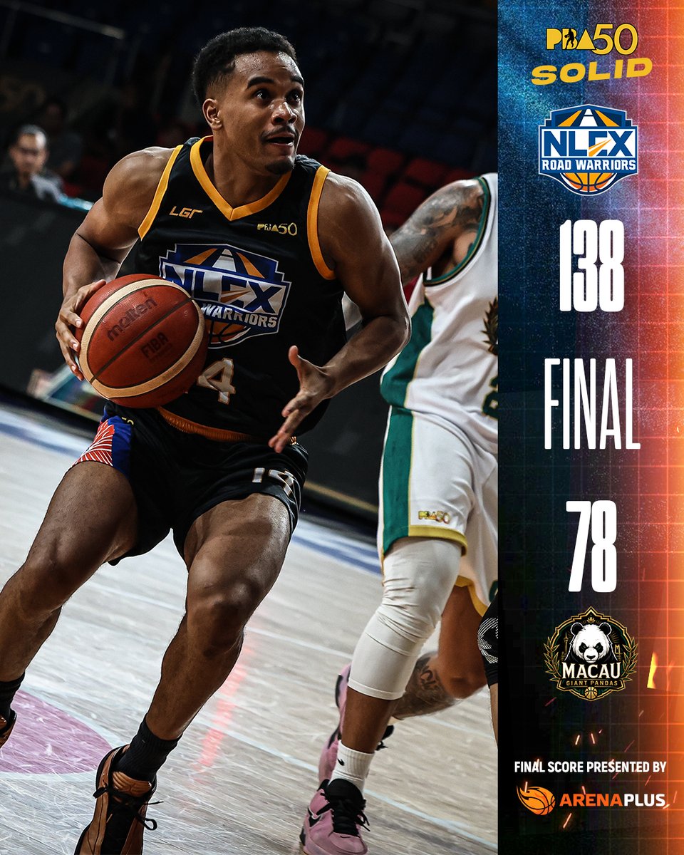 pbaconnect's tweet photo. NLEX blasts Macau, 138-78!
-------------------------
By: ArenaPlus PH  - Our Official Game Partner
#PBA50
#PBA50LID
#PBA50GovsCup https://t.co/hD0Tzise7j