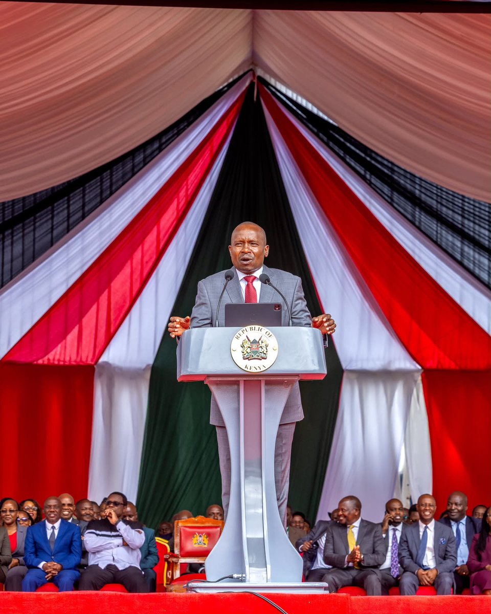 MykeBush1's tweet photo. DP @_KithureKindiki presided over the official opening of the Agriculture and Food Security Transformation Summit at Jamhuri Park ASK Showground, Nairobi.
#Kindikidelivers #Kindikimchapakazi #Fotam https://t.co/lgCr42qLqR