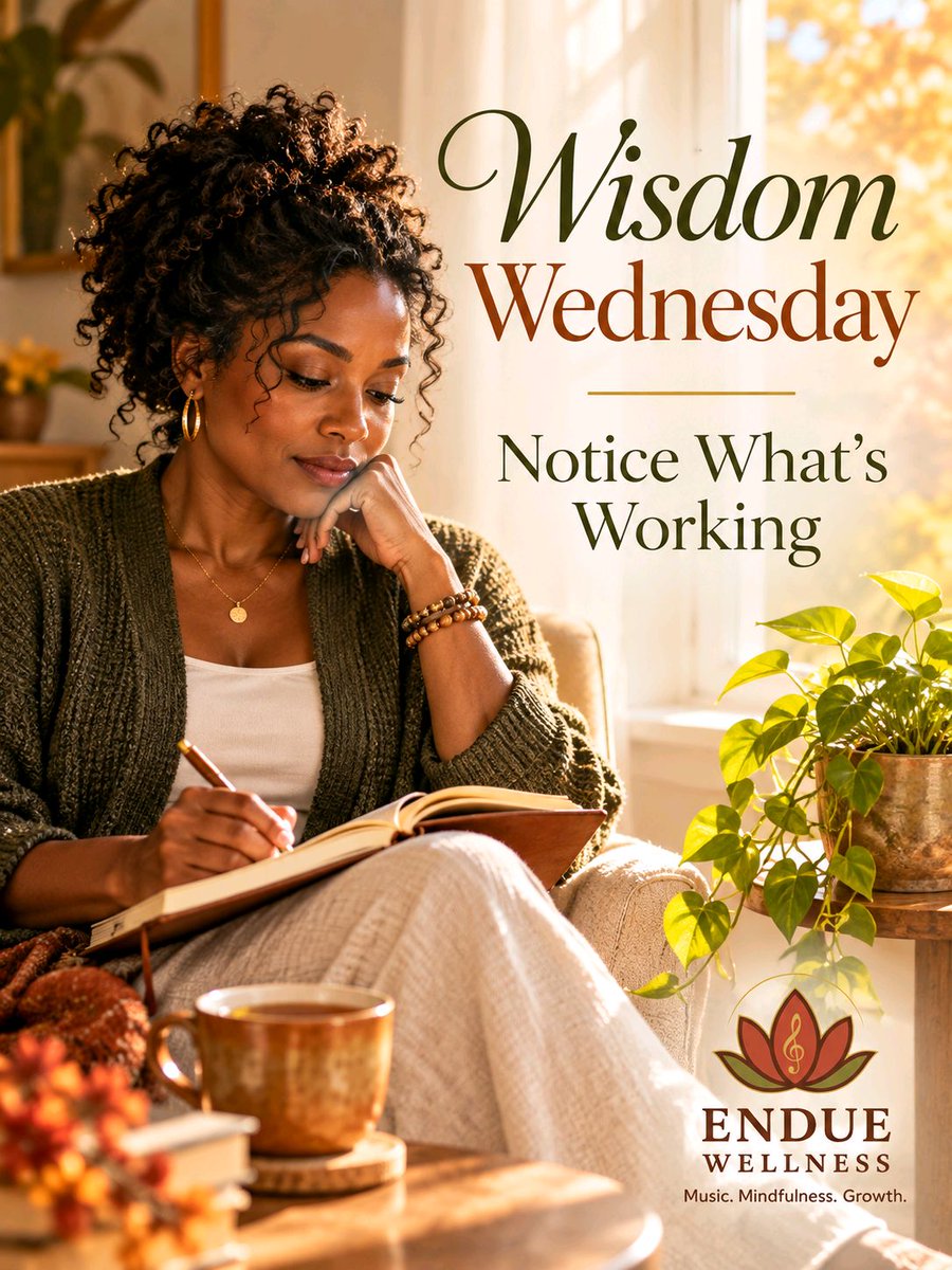 enduewellness's tweet photo. Hey Beautiful Souls… 🌿 What’s helping you feel grounded lately? Notice what’s working, and give it room to grow.

Y’all know the vibe — stay grounded, stay glowing. Endue it with grace. ✨

#WisdomWednesday #EndueWellness https://t.co/TdbZKzRqXc